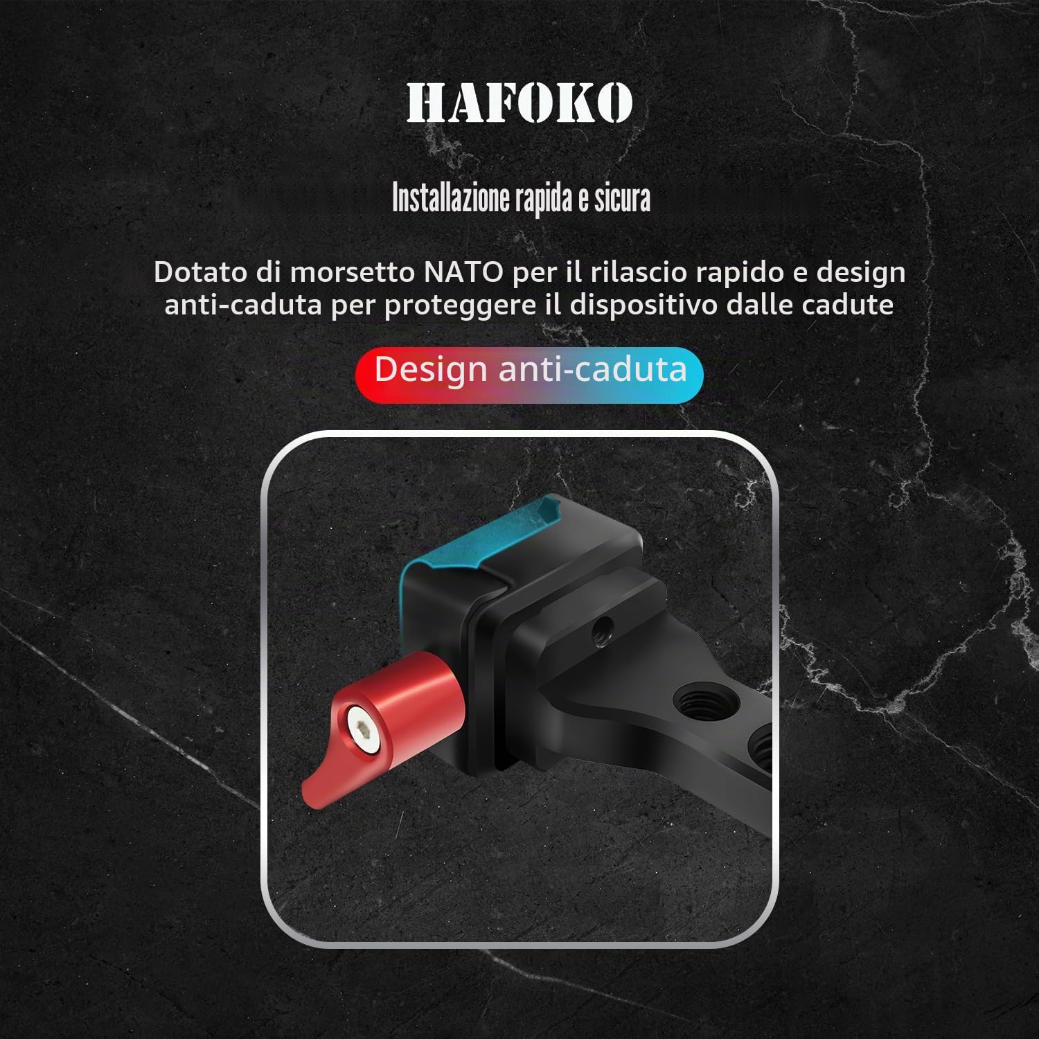 RS4 Gimbal Monitor Monta RS3 Telefono Montare Estensione Maniglia Metallo con 1/4" Freddo Scarpa Compatibile per DJI RS4/RS4 PRO/Ronin S3 /RS3 PRO/Ronin S3 Mini/RS2/RSC2 Gimbal Stabilizza