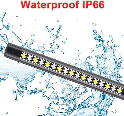 Miniatura 2 de Purishion - 2 luces LED universales flexibles para placa, de freno y de direccional para motocicleta, bicicleta, ATV, coche, RV, SUV, luz trasera de