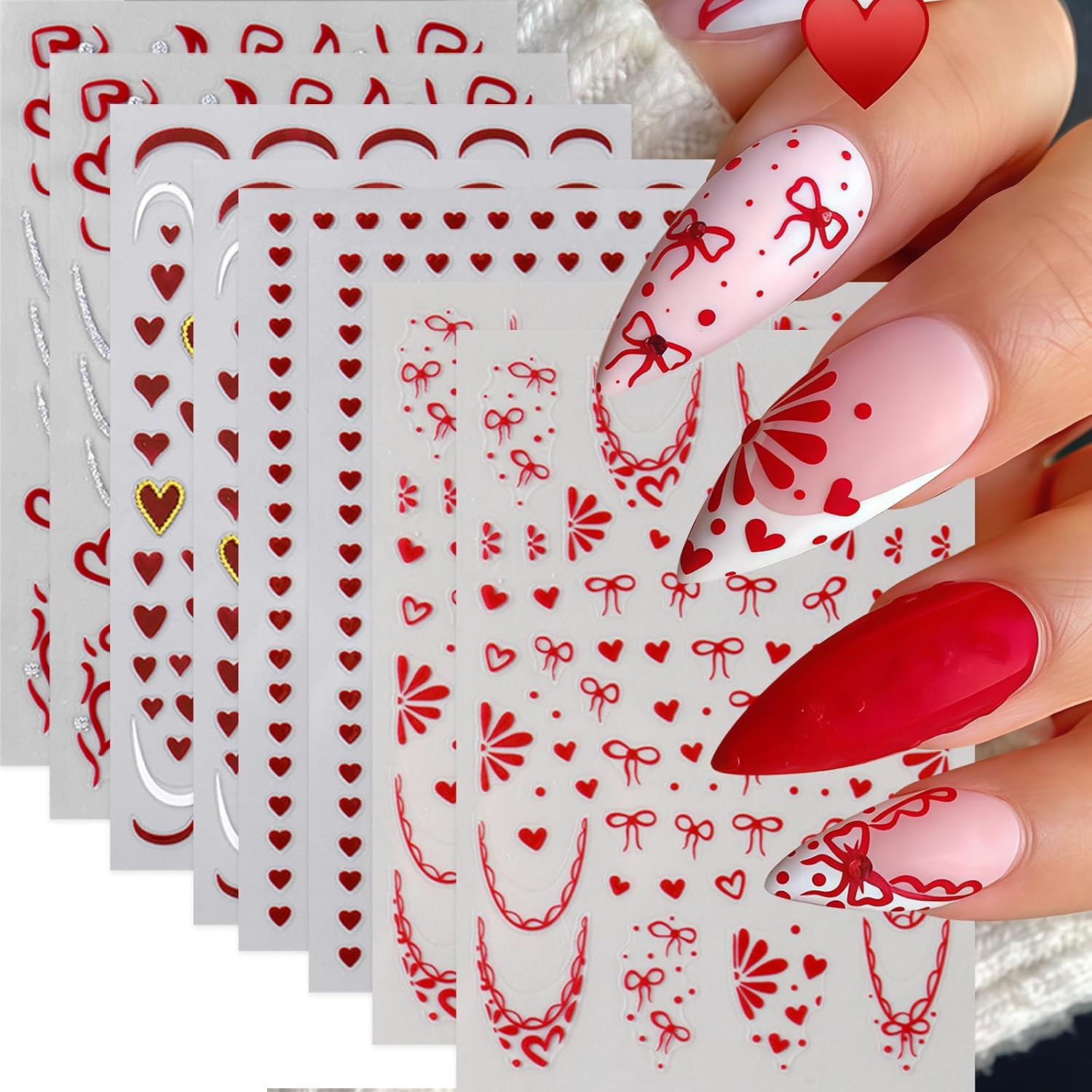 amazon-8-sheets-valentines-nail-stickers-red-hollow-hearts-nail