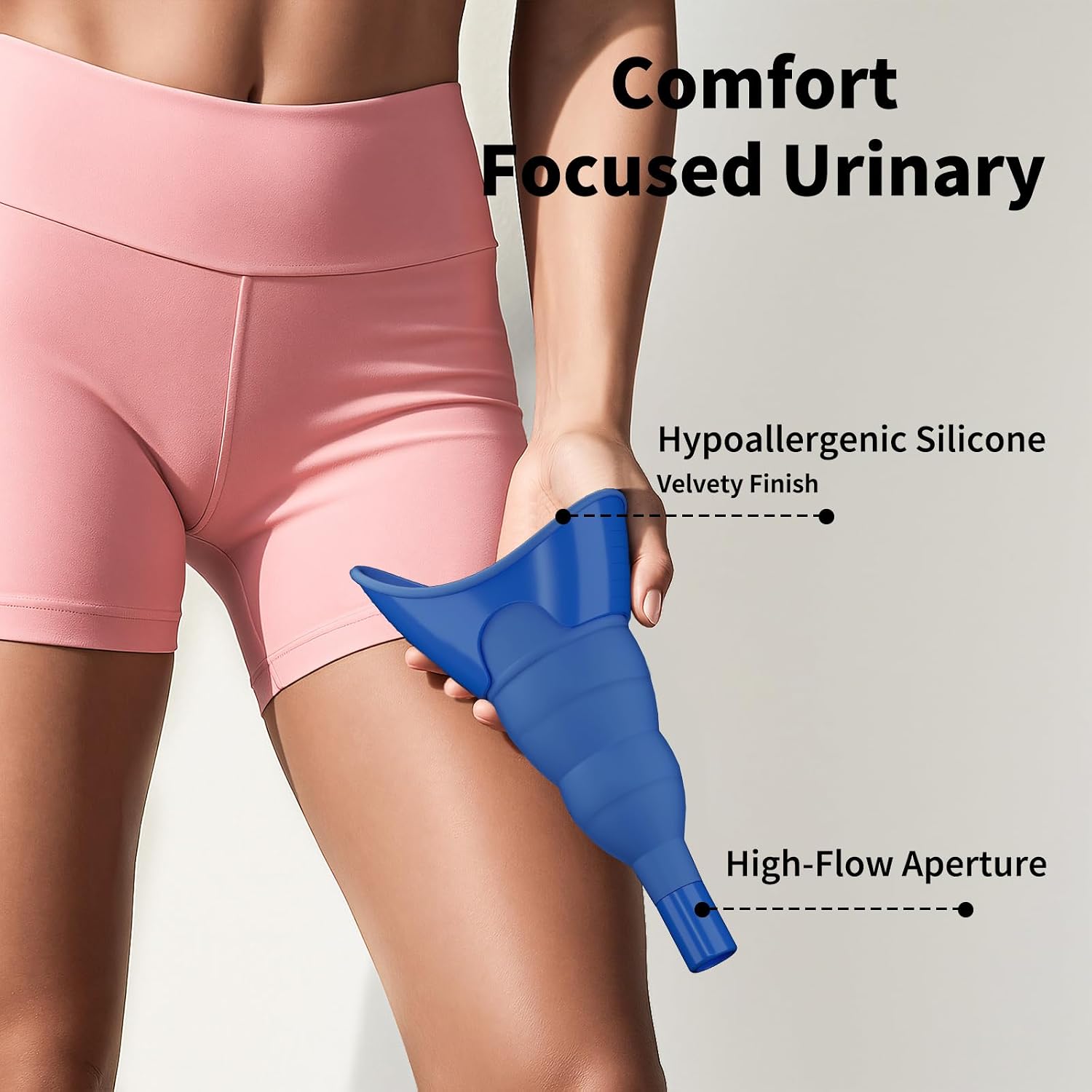 PFP Female Urination Device - Female Urinals for Women with Storage Pouch, Pee Funnel for Women Travel Companion for Outdoor & Surgery, Female Urinal Perfect for Hiking, Camping, Travel image 4