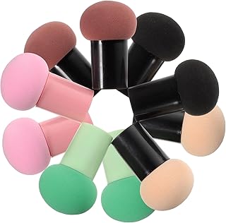 10Pcs Mushroom Shape Makeup Sponge Puff Wet a...
