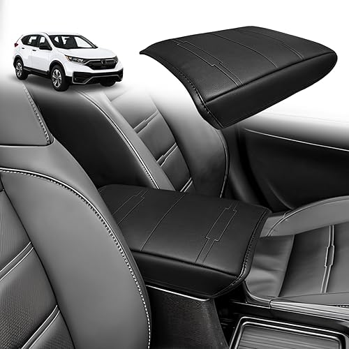 Miniatura 65 de Muslogy Funda para reposabrazos de consola central compatible con Chevy Silverado/Tahoe y GMC Sierra/Yukon 2007-2013, cojín para reposabrazos