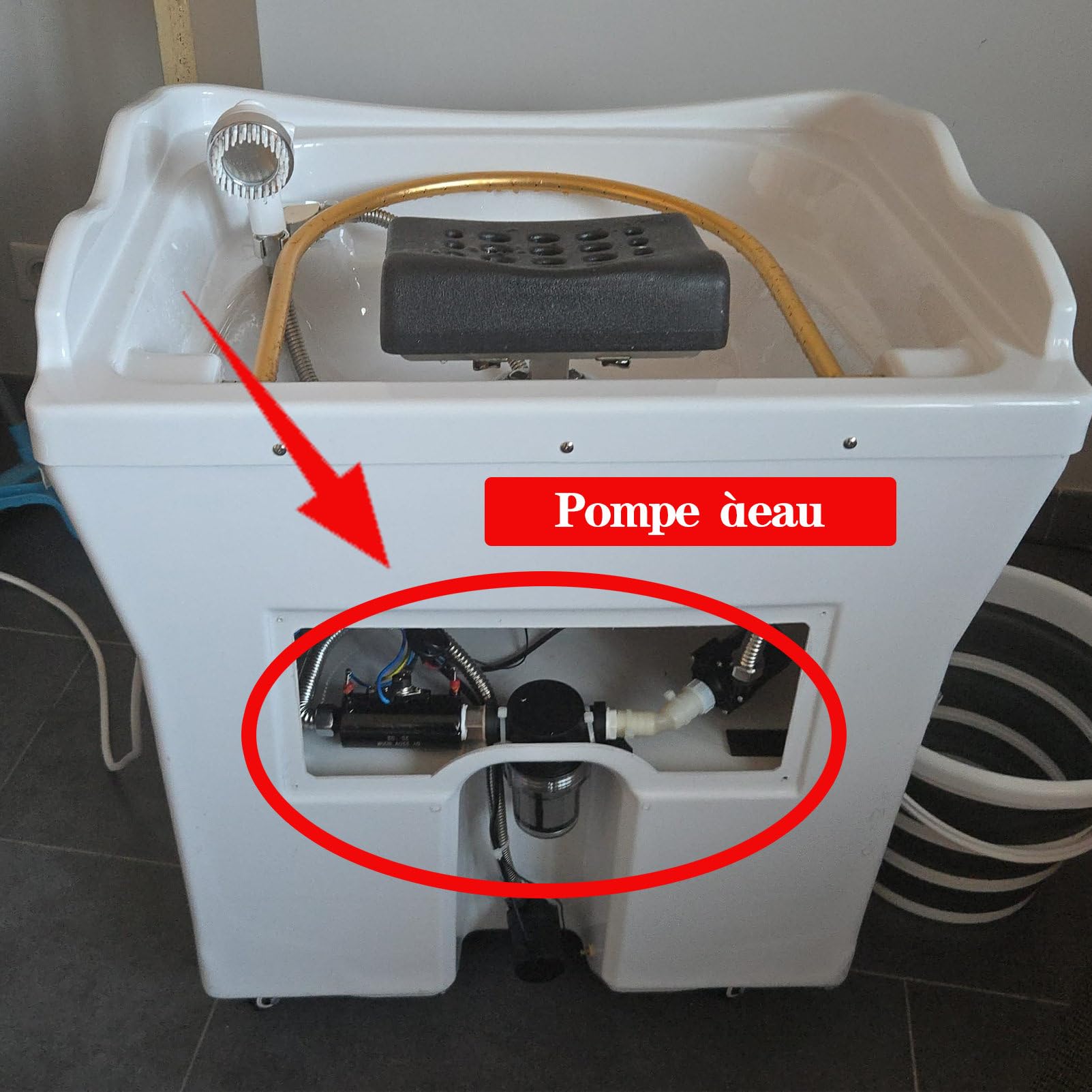 Pompe à Eau pour Spa, Double système de Chauffage et de Circulation d'eau, Accessoires pour Spa