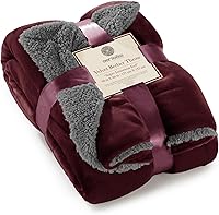 Vista 83 de Genteele Manta de Tiro Sherpa Súper Suave Reversible Ultra Lujosa de Felpa, 40 x 50 pulgadas, Negro/Gris