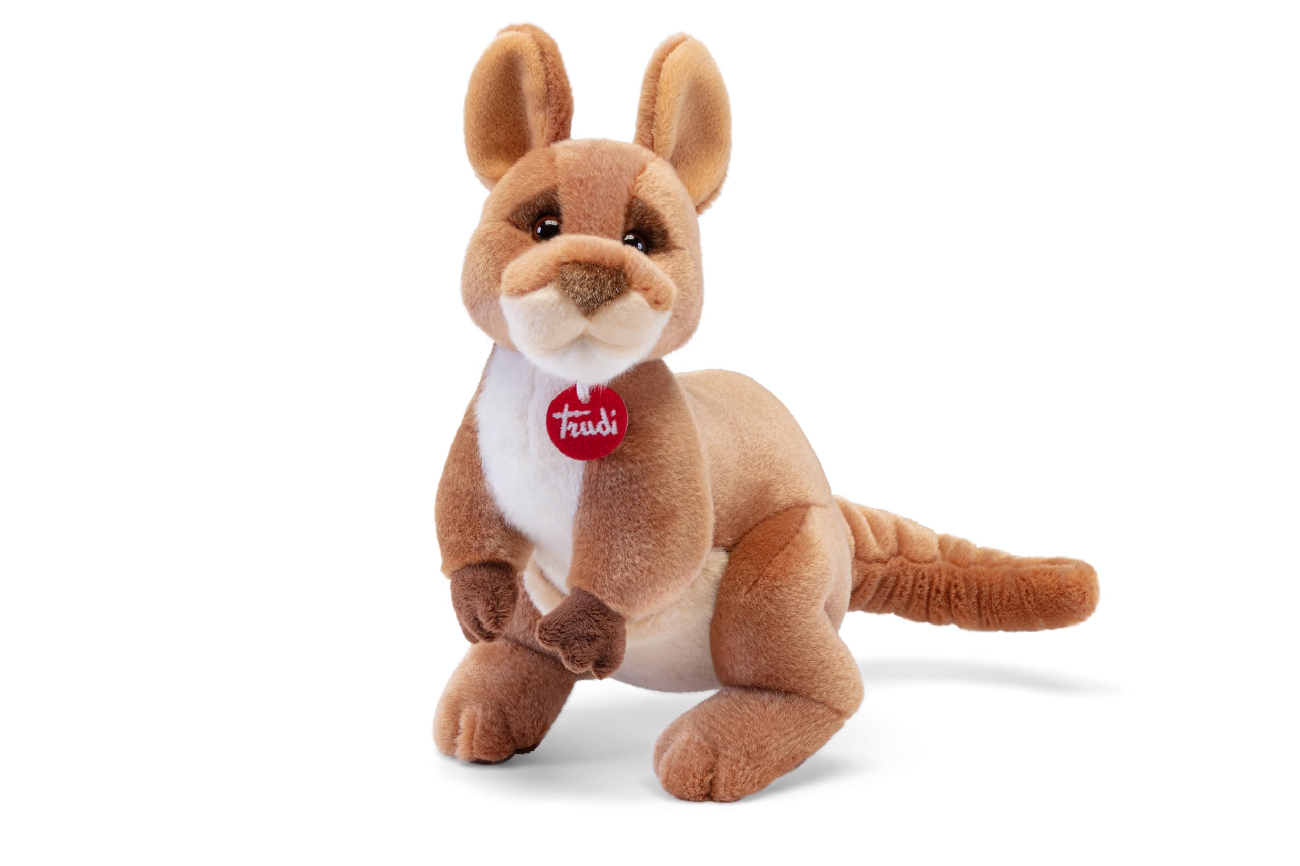 Trudi Canguro Boogie Peluche animali esotici, canguro, regalo di compleanno o Natale | 18x32x29cm taglia M | Classici esotici | modello 27167
