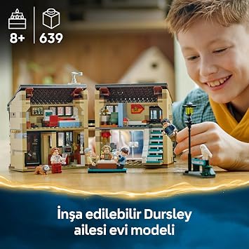 LEGO Harry Potter Privet Drive: The Visit of Aunt Marge 76451-8 Years Old and Over Exhibitable Collectible Creative Toy Making Set for Children, Birthday Gift (639 Pieces)
