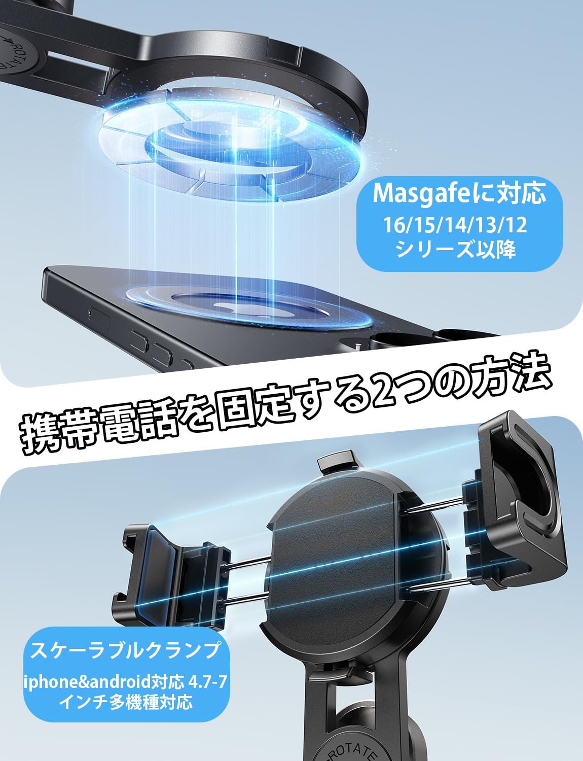 Amazon.co.jp: スマホ 三脚 コンパクト 自撮り棒 スマホホルダー For