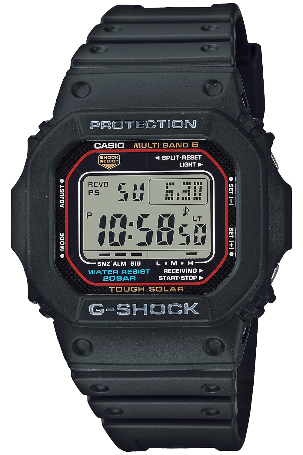 casio g-shock gw-m5610u-1jf 20 atm water resistant solar radio wave gw-m5610 series shipped from japan