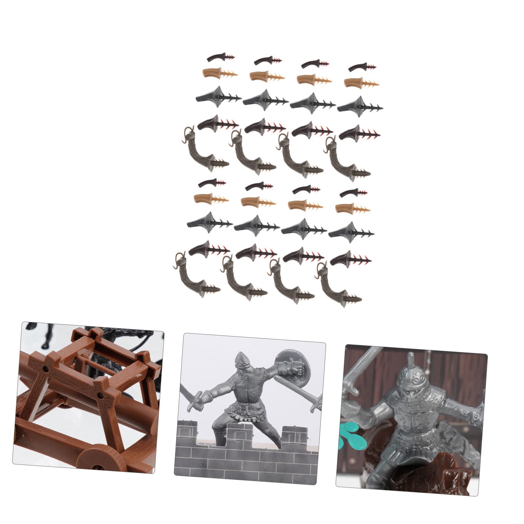 Operitacx Halloween Pumpkin Stems 40pcs Simulated Pumpkin Handle Halloween Plastic Supplies Fake Pumpkin Stems