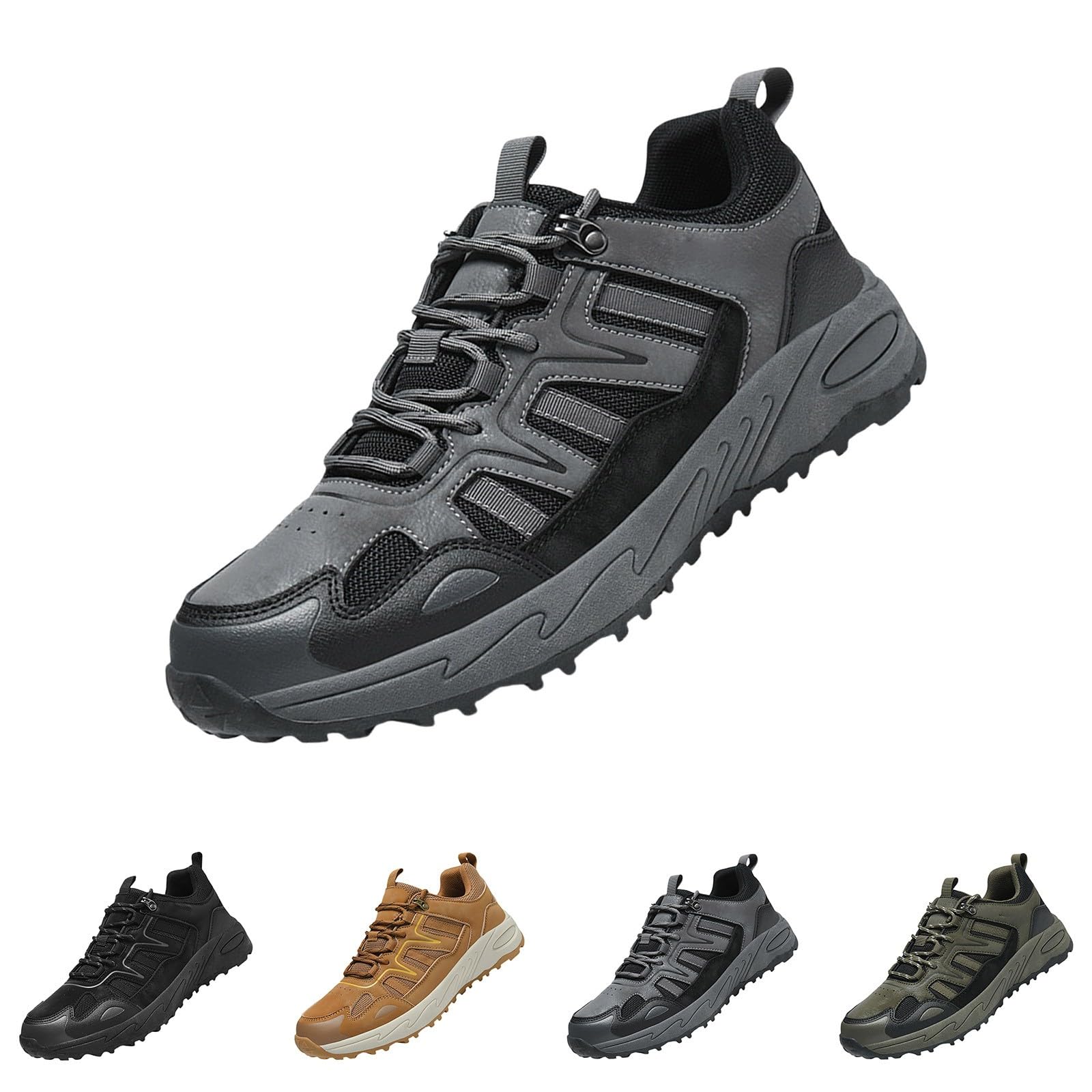 Zapatos de senderismo para hombre, ligeros, transpirables, de malla