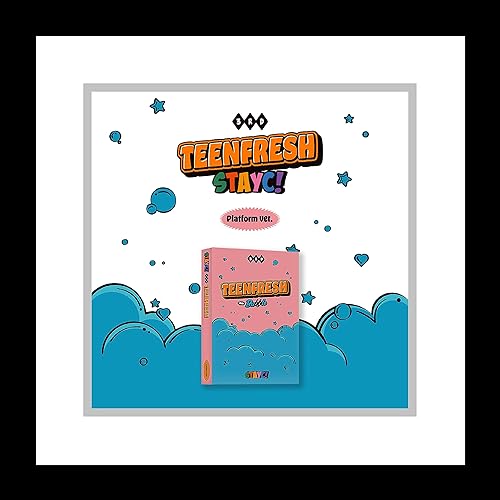 STAYC TEENFRESH 3er Mini álbum versión de plataforma+mini tarjeta+tarjeta fotográfica selfie+tarjeta fotográfica chaqueta+tarjeta fotográfica disponible en Yaxa Peru