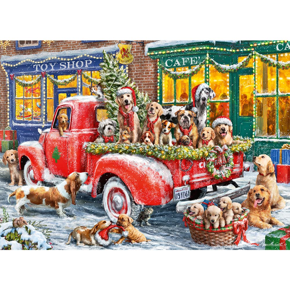 Trefl Puzzle In Legno Wood Craft: Gattini Di Natale - 500+1 Pezzi Con 50 Figure A Tema Natalizio, Forme Irregolari, 375x254 Mm - 3