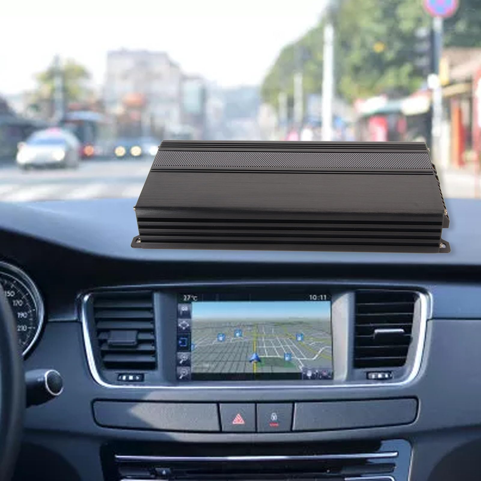 Amplificador de 4 Canales, Amplificador de Coche Puenteable Clase AB 4 Ohmios para Altavoces Subwoofers