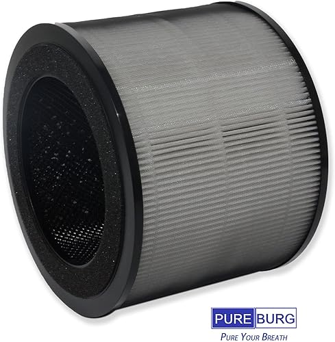 Miniatura 3 de PUREBURG Filtro de repuesto compatible con purificadores de aire Dreo Macro Pro, Macro Pro S DR-HAP002 y Toshiba CAF-Z40US CAF-Z45US, 2 unidades H13