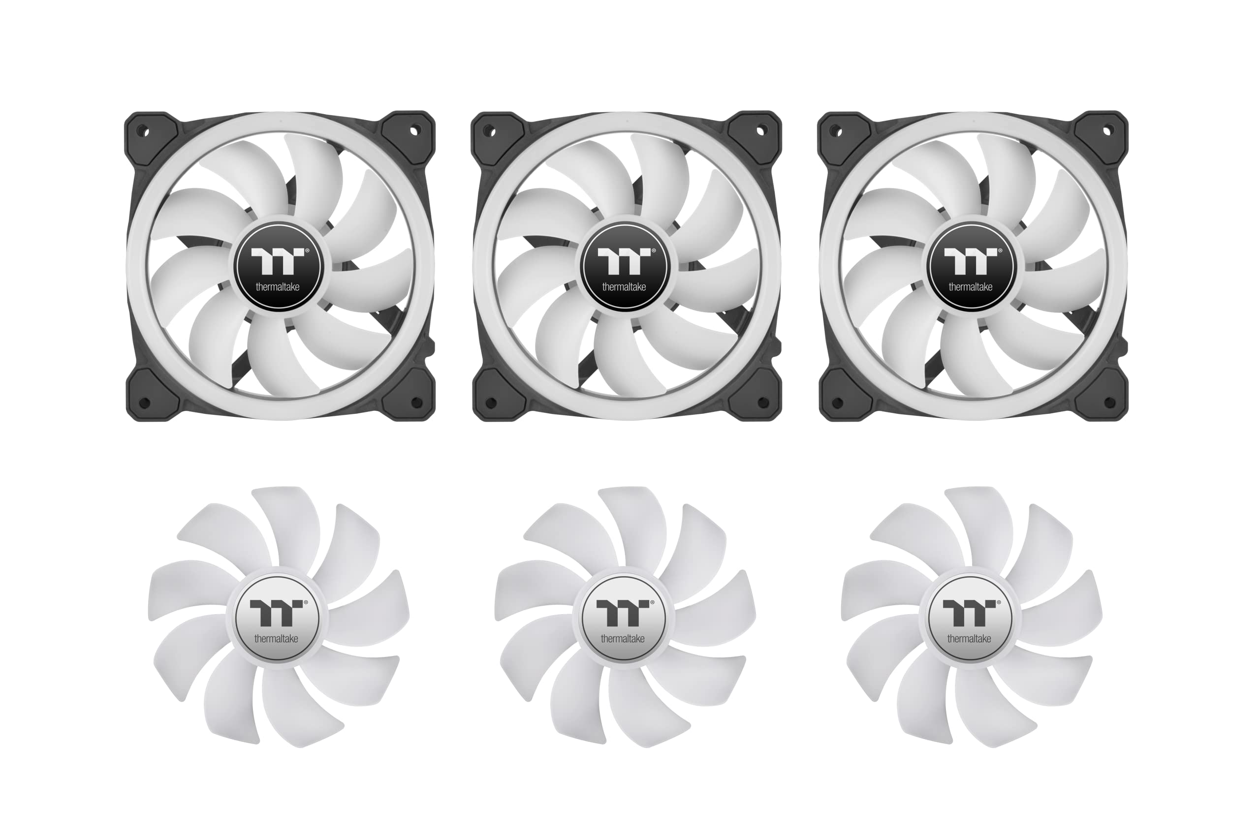 Thermaltake TT SWAFAN 14 Radi. Fan 3P. 120x120x25 CL-F138-PL14SW-A, Black