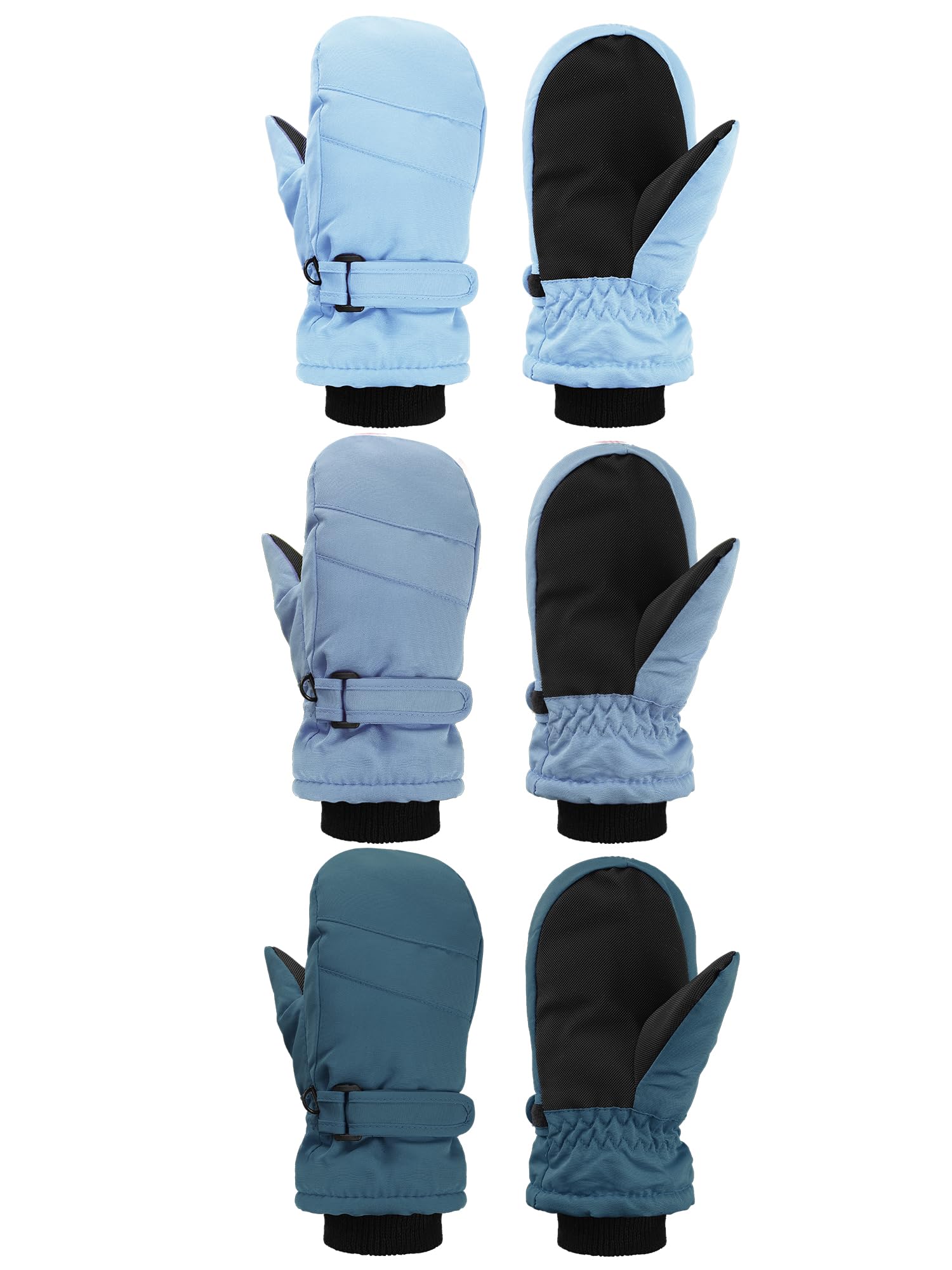 SATINIOR Kids Snow Mittens Ski Gloves
