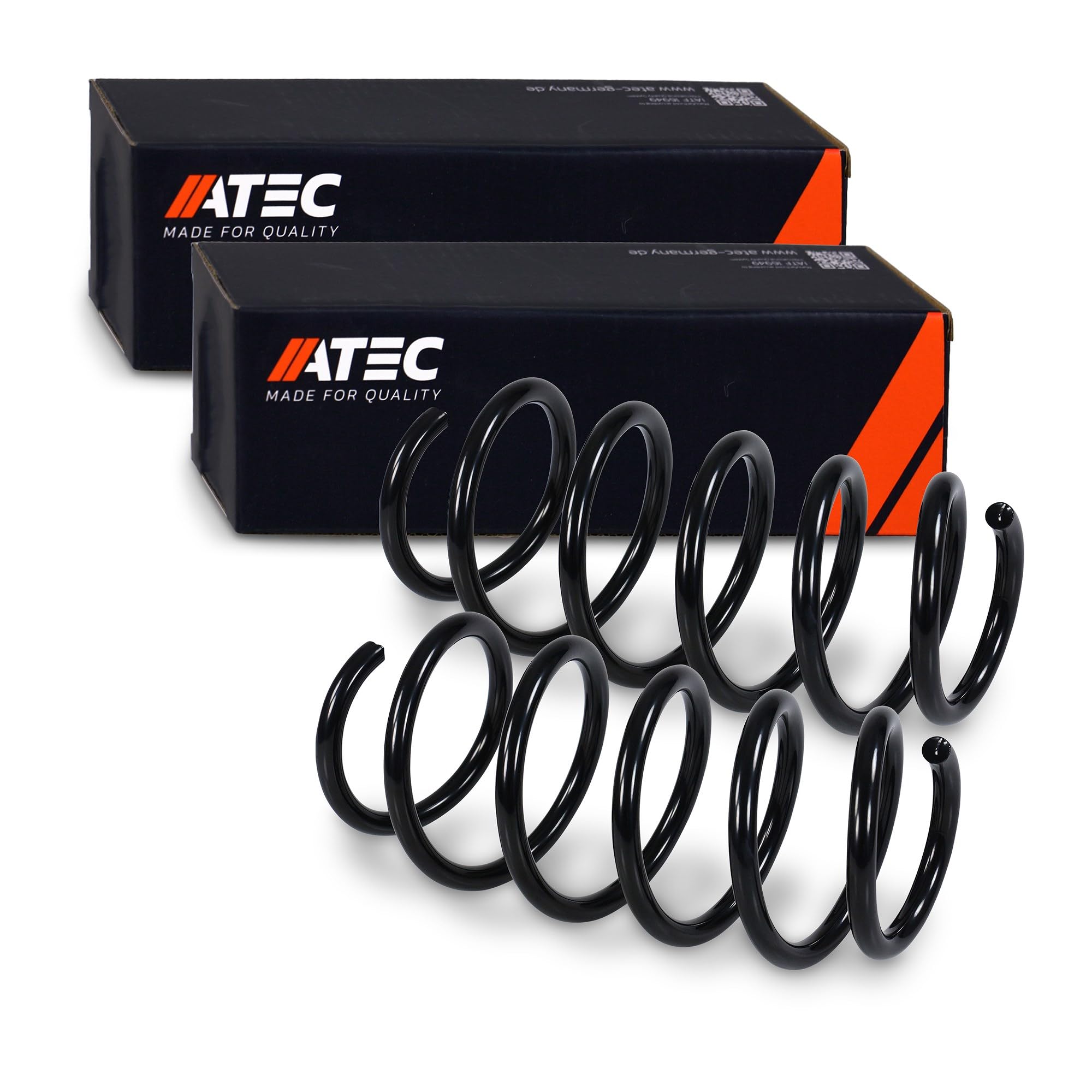 ATEC Germany 2x Molla di sospensione anteriore destra e sinistra | Compatibile con: OPEL ZAFIRA / ZAFIRA FAMILY B, ZAFIRA B Kasten/Großraumlimousine