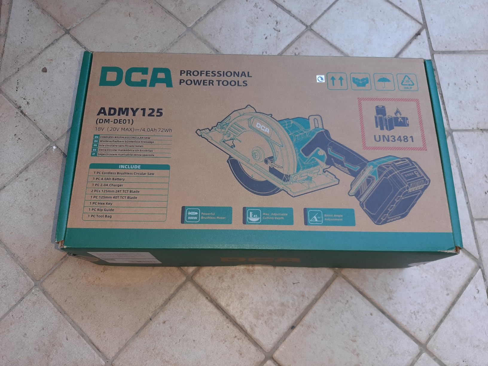 mini sega circolare a batteria