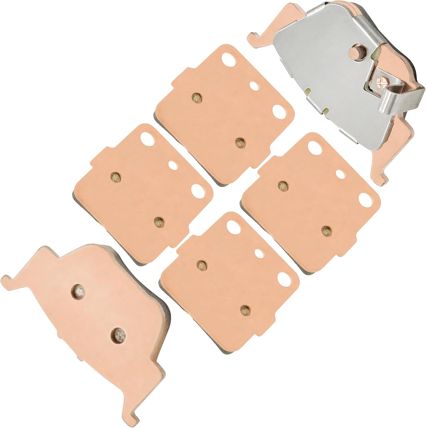 Caltric Brake Pads Compatible with Honda 420 TRX420FA TRX420FPA Fourtrax Rancher Front Rear 2009-2017