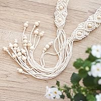 Vista 8 de Mandala Crafts - 2000 cuentas de madera redondas pequeñas de 6 mm para manualidades, suministros de macramé - Cuentas de madera natural sin terminar