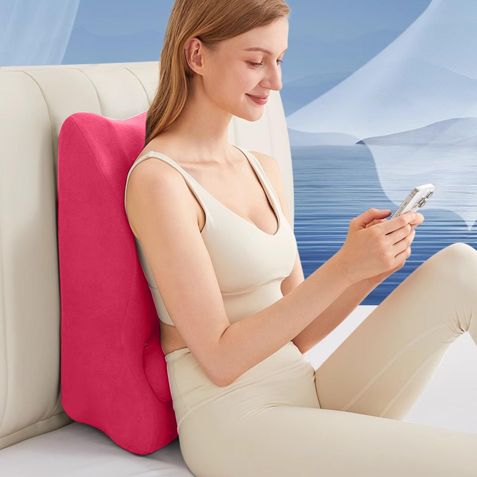 Coussin sexuel pour couples - Coussin cale doux - Avec fonction de soutien - En mousse à mémoire de forme - Soutien ergonomique de la posture pour la colonne vertébrale - Position parfaite pour