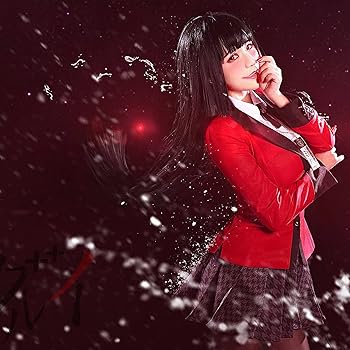 Amazon.com: Coslover Anime Jabami Yumeko Costume Jacket Halloween Costume  Cosplay Full Set Women&Girl : Clothing, Shoes & Jewelry