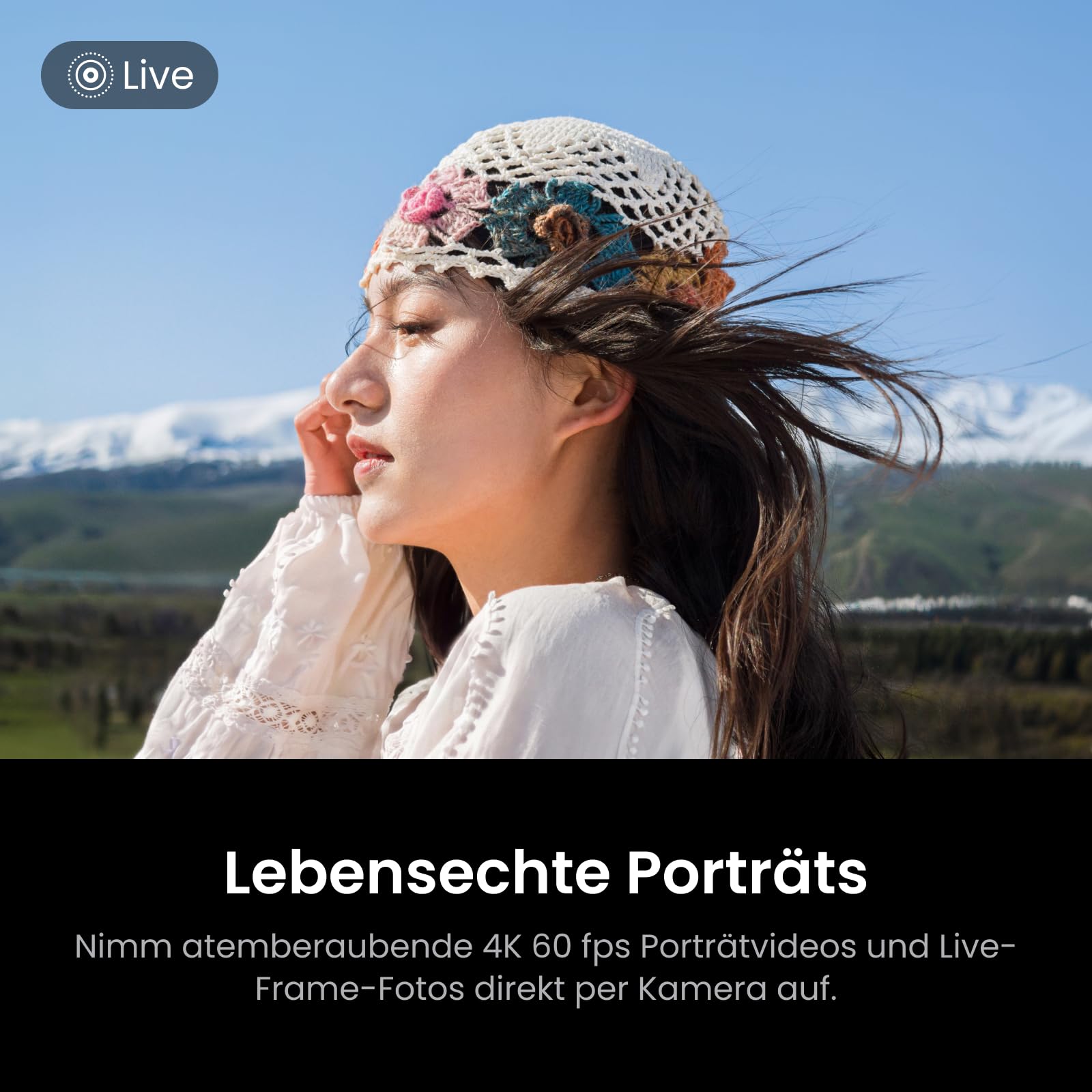 Insta360 Luna Ultra Ausdauer-Bundle – 8K Vlogging-Kamera mit Zwei Leica Objektiven, 12× Zoom, 1"-Sensor, Abnehmbarer 2"-Touchscreen, Dreifach-KI-Chip, kompakte Gimbal-Kamera für Vlogs und Fotografie
