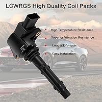 Vista 2 de Juego de 6 bobinas de encendido para Mercedes Benz E350 ML350 R350 C230 C280 C300 C350 SLK K350 CLK350 3.5 V6 Bobinas de encendido Bujías UF535