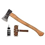 1844 Helko Werk Germany Traditional Mini Spalter - Made in Germany Compact Splitting Axe, Small Wood Splitting Hatchet - Head 2-1/2 lbs, Handle 20 in. (Mini Spalter) 13511