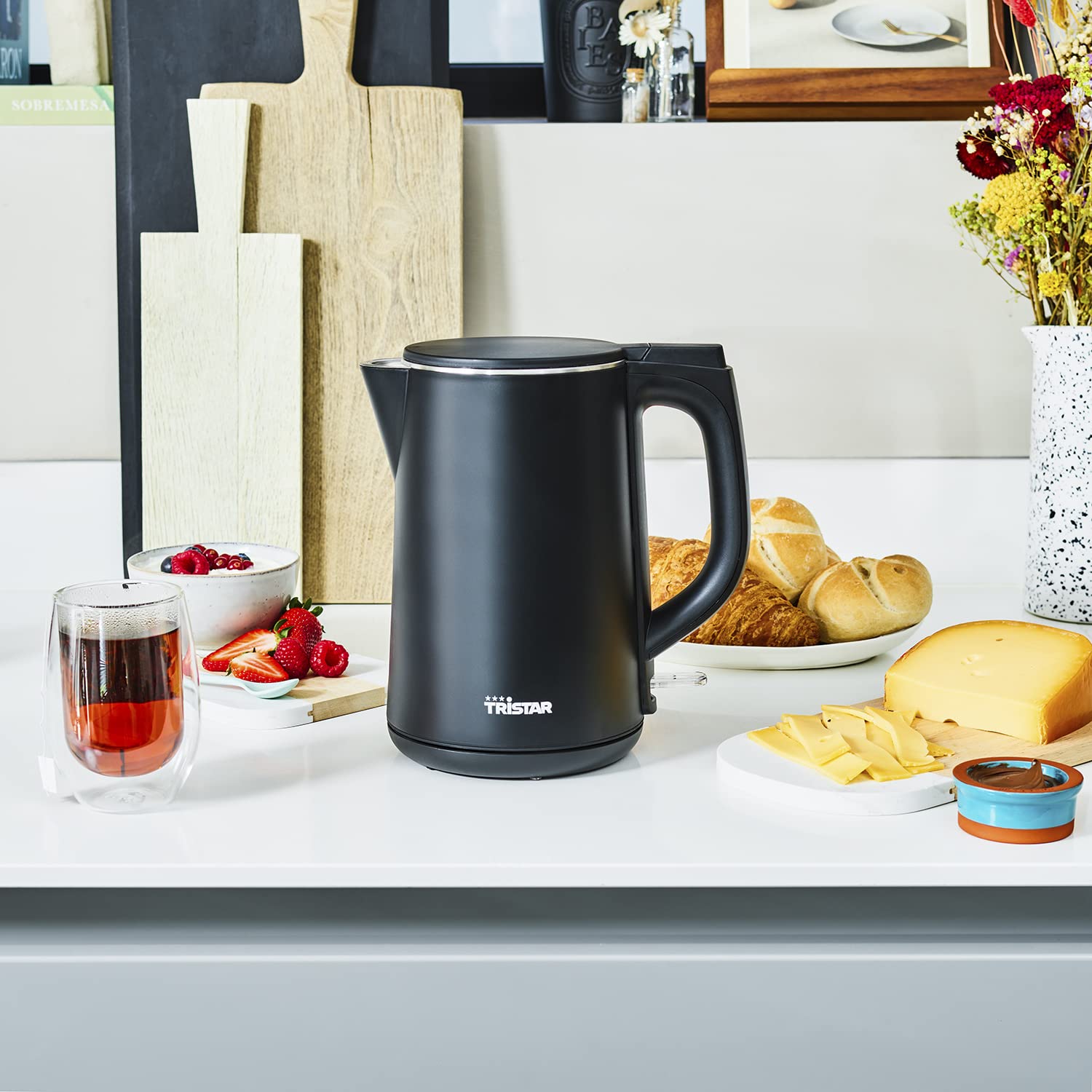 Tristar Waterkoker WK-3404 2200 W 1.5 L Zwart | fnac België
