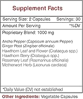 Vista 3 de Secrets of the Tribe - Corazón tribal, fórmula de fuerza de corazón, mezcla de suplementos de hierbas (60 cápsulas)