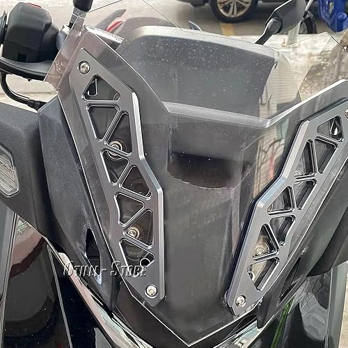 Miniatura 5 de Kit de soporte de parabrisas de motocicleta para Yamaha X-MAX 300 X-MAX300 XMAX 300 XMAX300 XMAX300 2023 2024 (titanio)