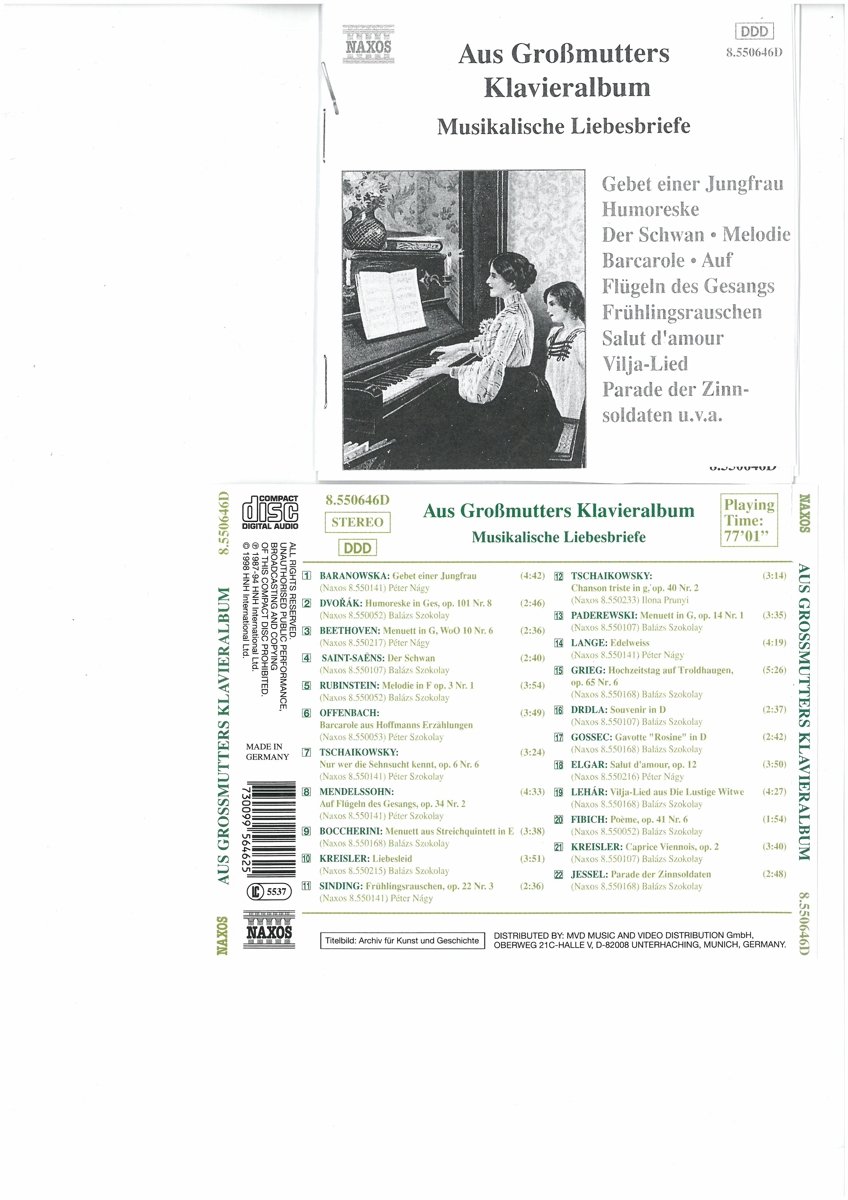 Maiden's Prayer [Audio CD] VARIOUS ARTISTS and Various