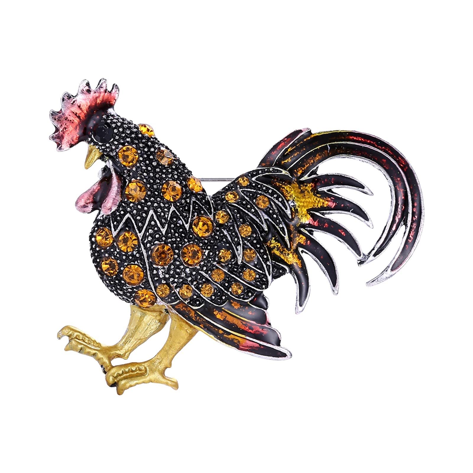 Spilla Spilla Gallo Decorazione Spilla vintage Spilla alla moda Spilla abbinata Spilla Spilla da giacca