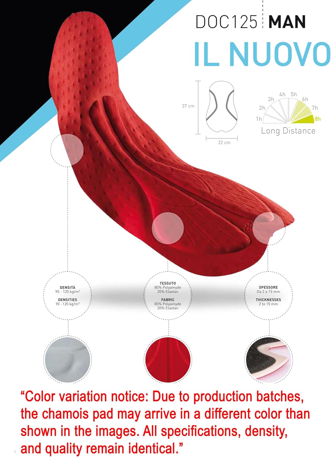 WIXEN Men’s Winter Cycling Bib Tights Thermal Fleece 3D Padded Bike Bib Pants with 4 Pockets - Image 5