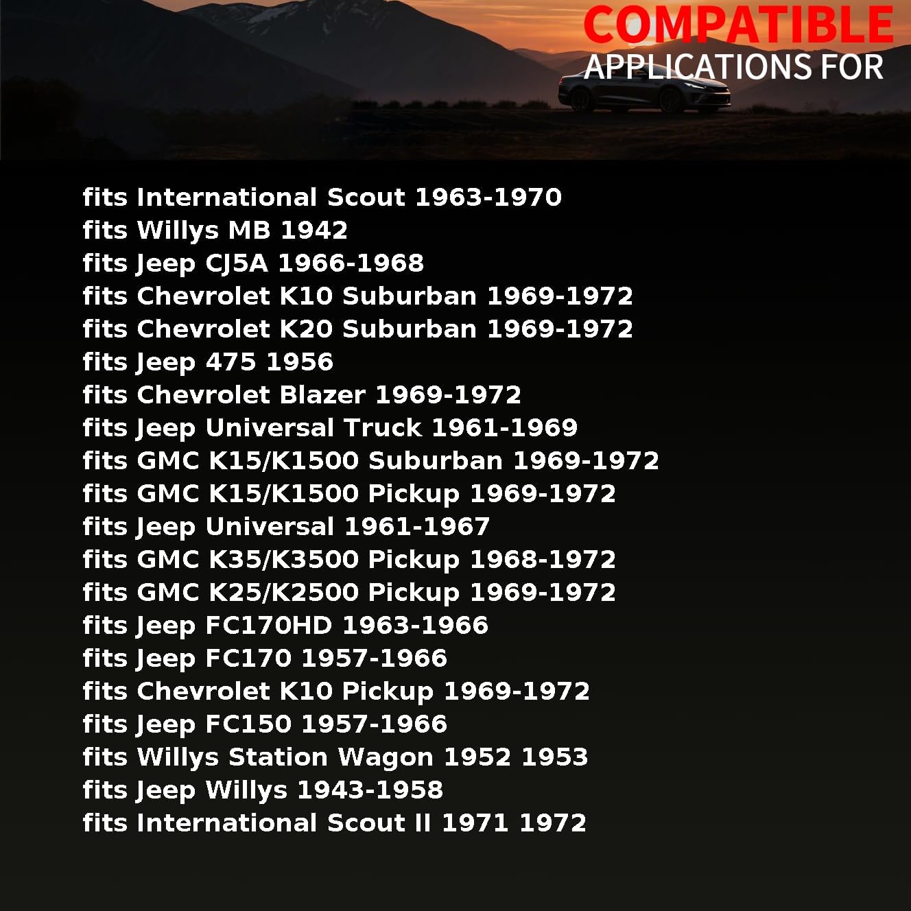 Transfer Case Output Shaft Seal Rear Transfer Case Gasket fits Chevrolet Blazer K20 K10 Suburban Pickup 1969 1970 1971 1972 Replacement 5351142, D2TZ7B215B 1 X