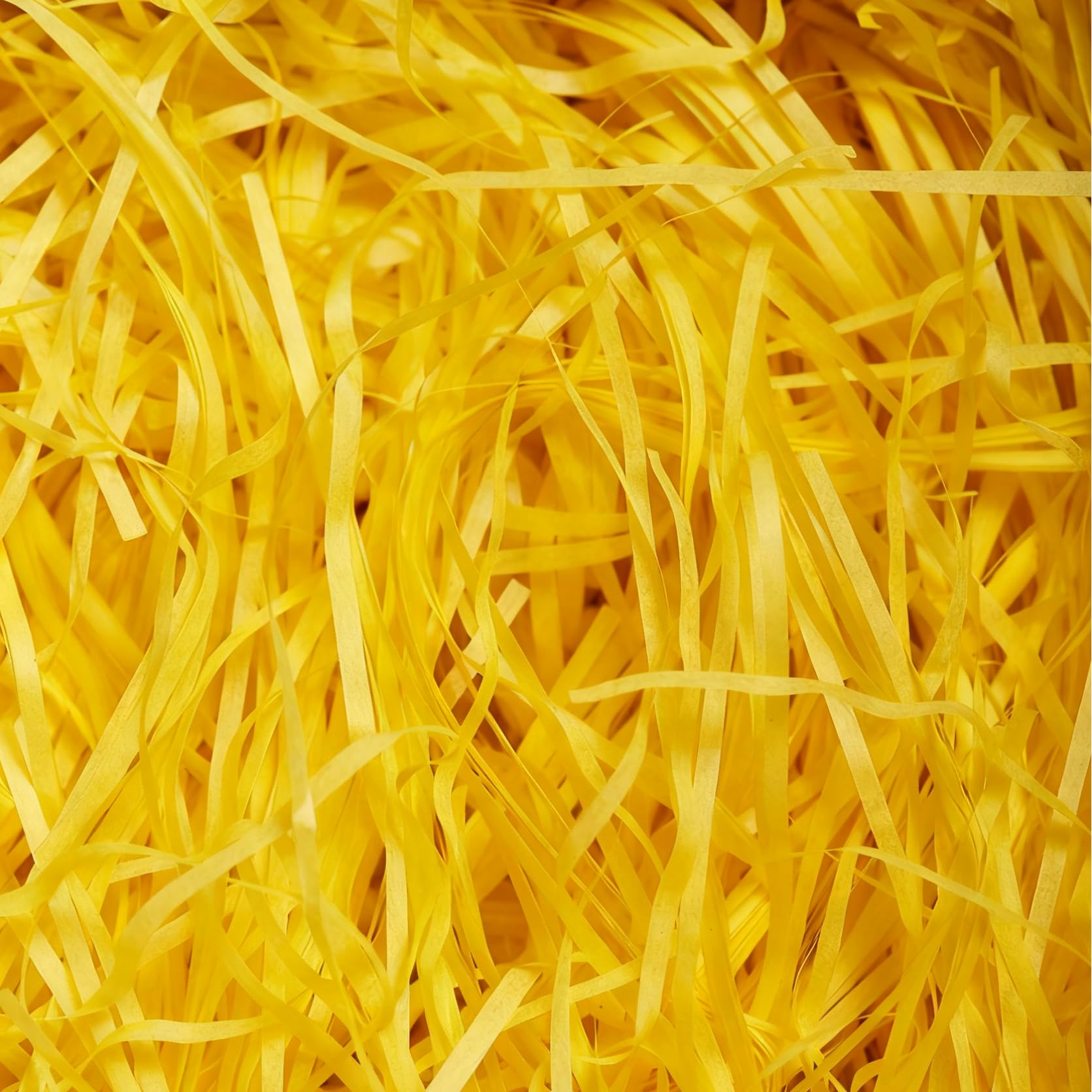 100g Yellow Shredded Tissue Paper for Gift Boxes, Hampers and Gift Bags, Ideal Hamper Filling Suitable for Birthday Anniversary Wedding Easter Christmas All Occasions