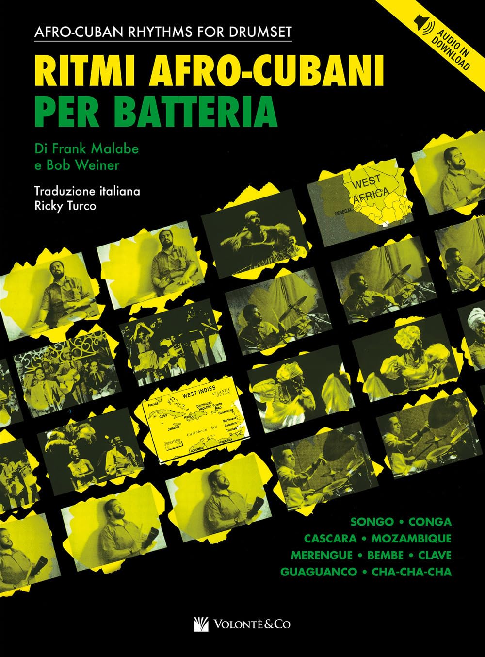 Ritmi Afro-Cubani Per Batteria: Afro-Cuban Rhythms for Drumset