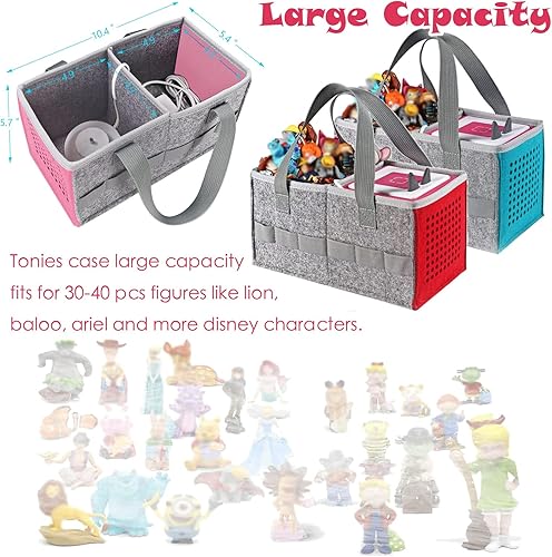 Miniatura 4 de Tonies - Estuche de transporte compatible con figuras Toniebox Starter y Tonies, bolsa de mano para el hogar al aire libre para reproductor de audio