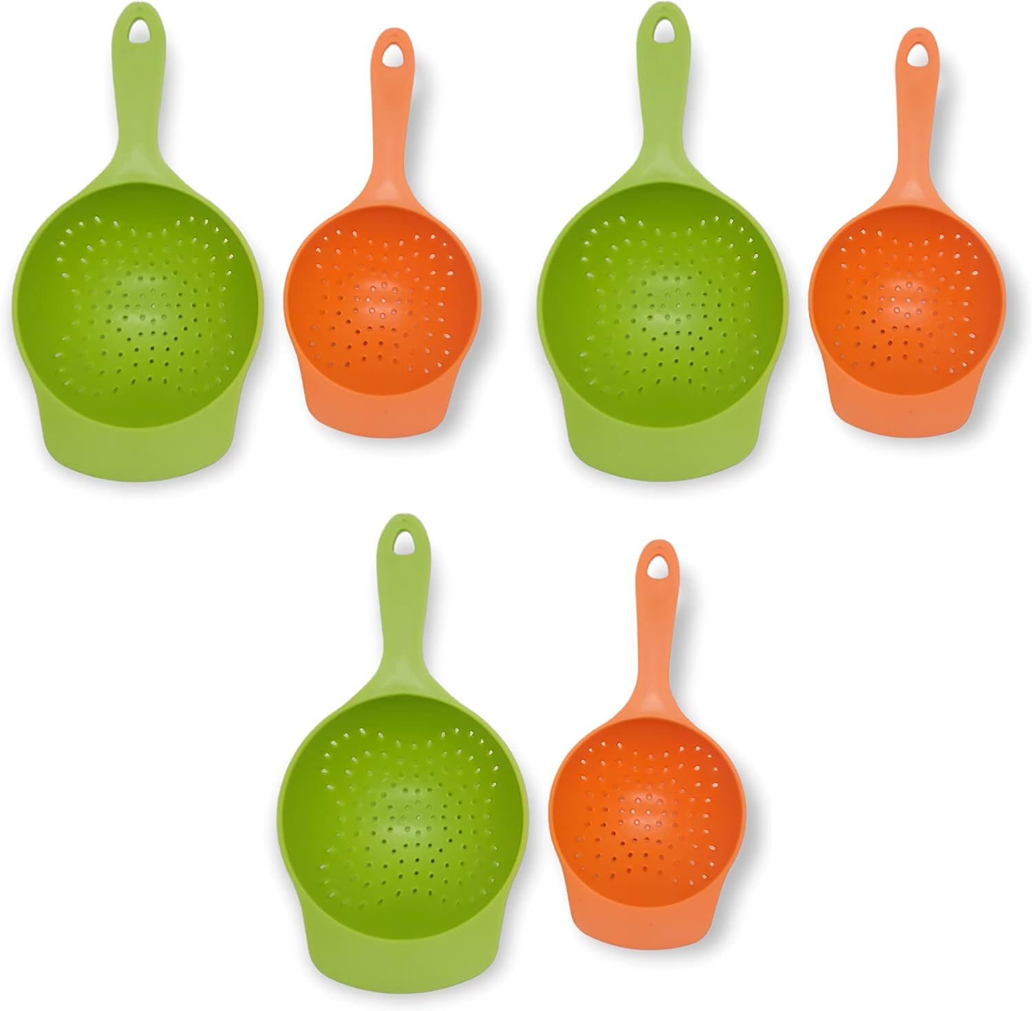 Handy Housewares 2 Piece Colander Set - Nesting Mini Colanders for Berries, Pasta, Veggies (1 Set)