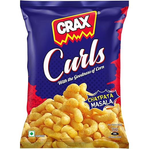 Crax Chatpata Curls - 82g 82 g