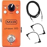 MXR M290 Mini Phase 95 Phaser Effects Pedal for Electric Guitar included 2 x Senor Path Cable and Instrument Cable