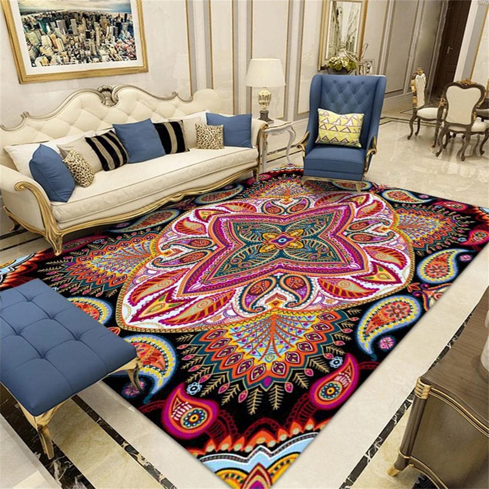 Tapis de salon lavable et silencieux pour protéger le sol du bureau 60x90