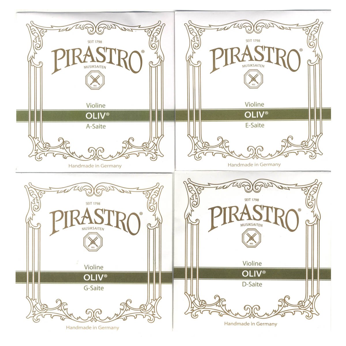 【新品】バイオリン弦 D線のみ2本セット　4/4 PIRASTRO OLIV Amazon | PIRASTRO EUDOXA オイドクサ 4/4バイオリン弦セット