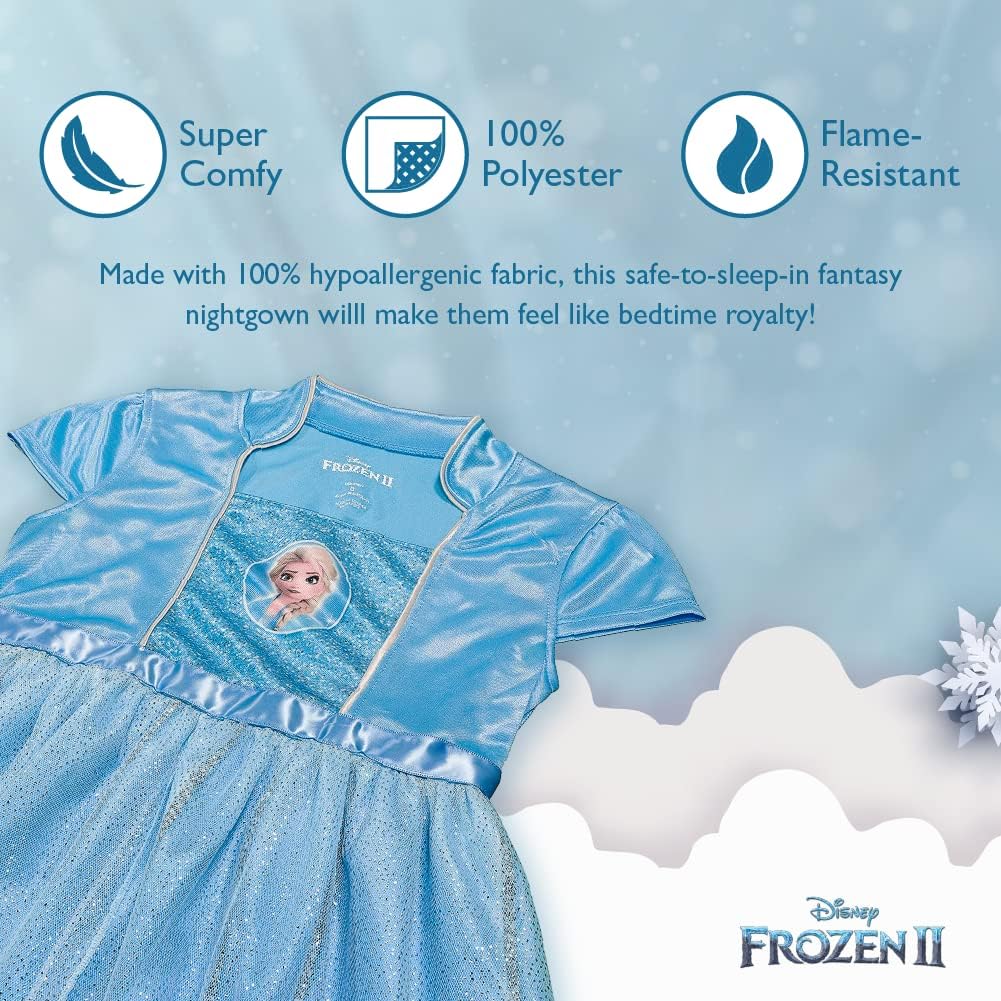 Miniatura 3 de Disney FANTASY ELSA 2 - Camisón de fantasía para niñas talla 4T Fantasía Elsa 2