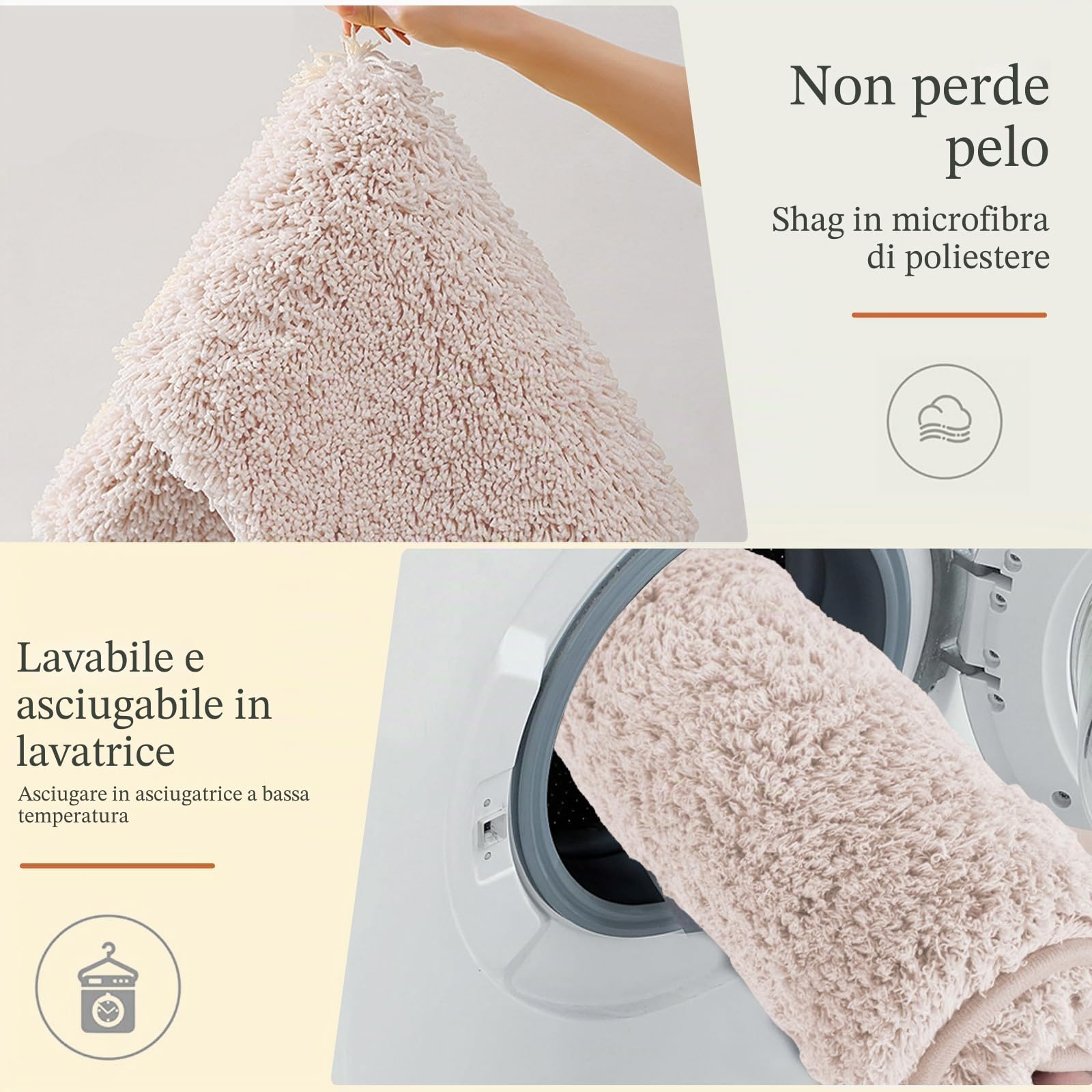 CECOMBINE Tappetino da bagno a forma di L, tappetino da doccia angolare in microfibra, antiscivolo, assorbente, con fondo antiscivolo, dimensioni interne 80 x 80 cm, tappeto per bagno, vasche, casa