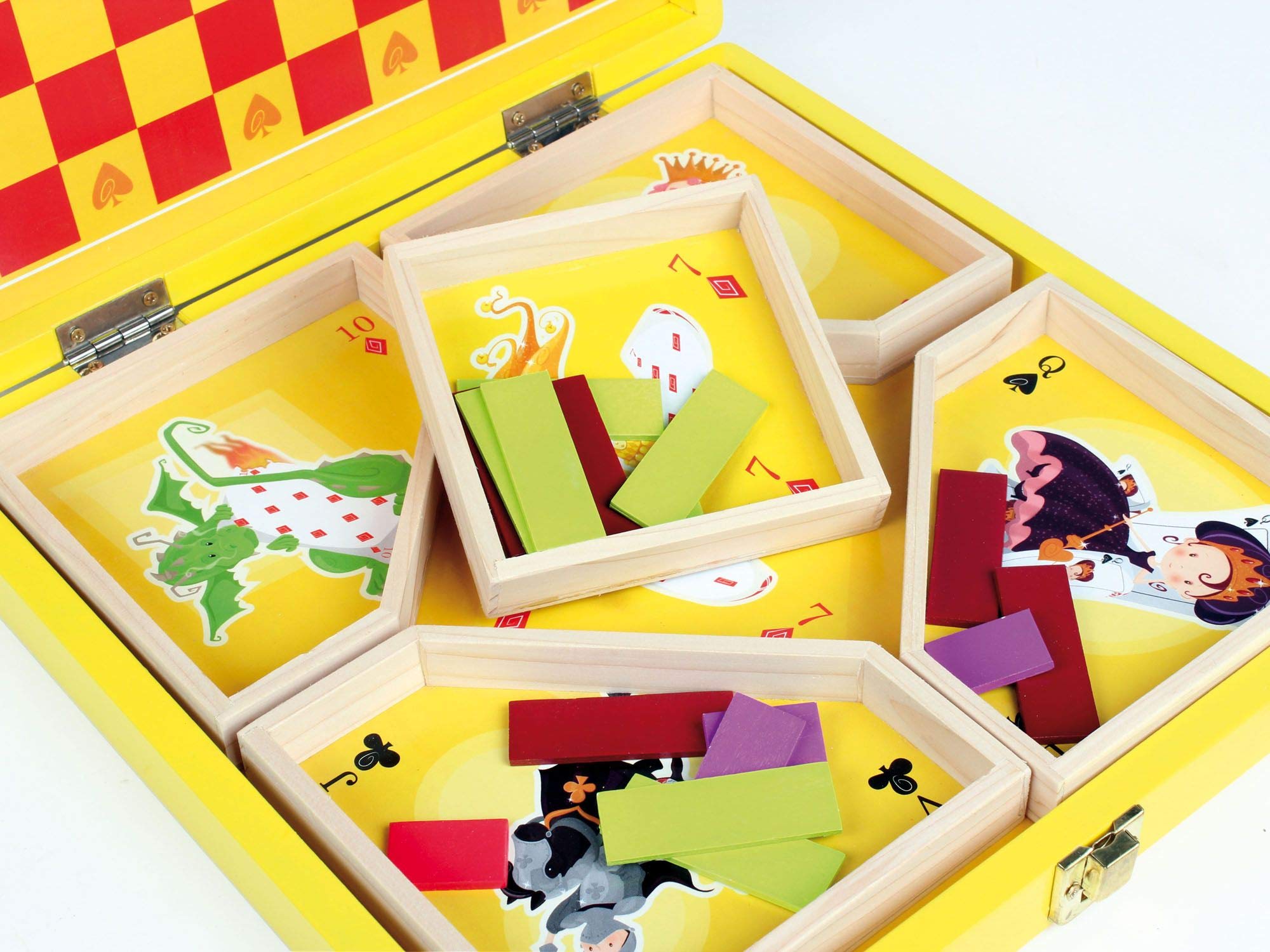 778938 - Jeu De Société - Coffret - 100 Jeux avec Nain - Jaune