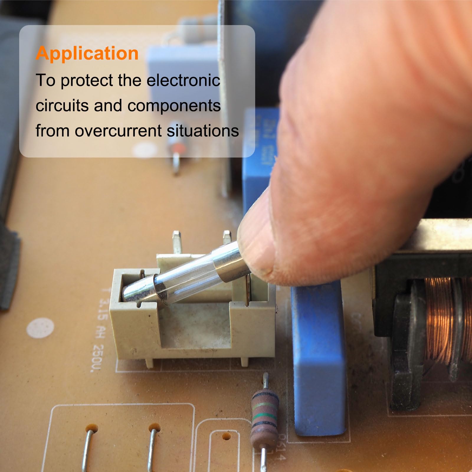 10 Pz 7 A FAST Blow Fuse F7AL250V 6x30 Mm 7 Amp Ad Azione Rapida