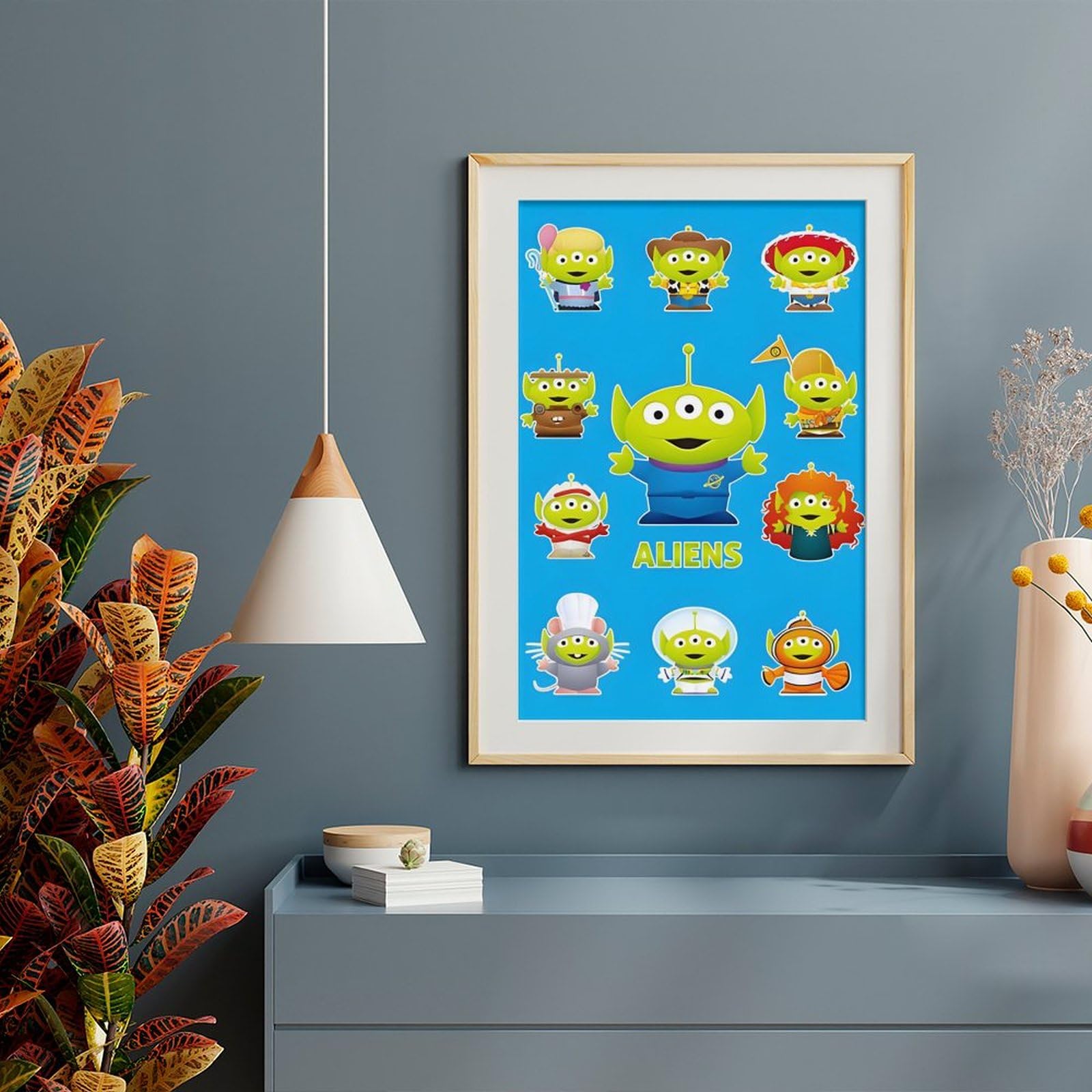 Amazon｜リトルグリーンメン トイストーリー ポスター 絵画 インテリア