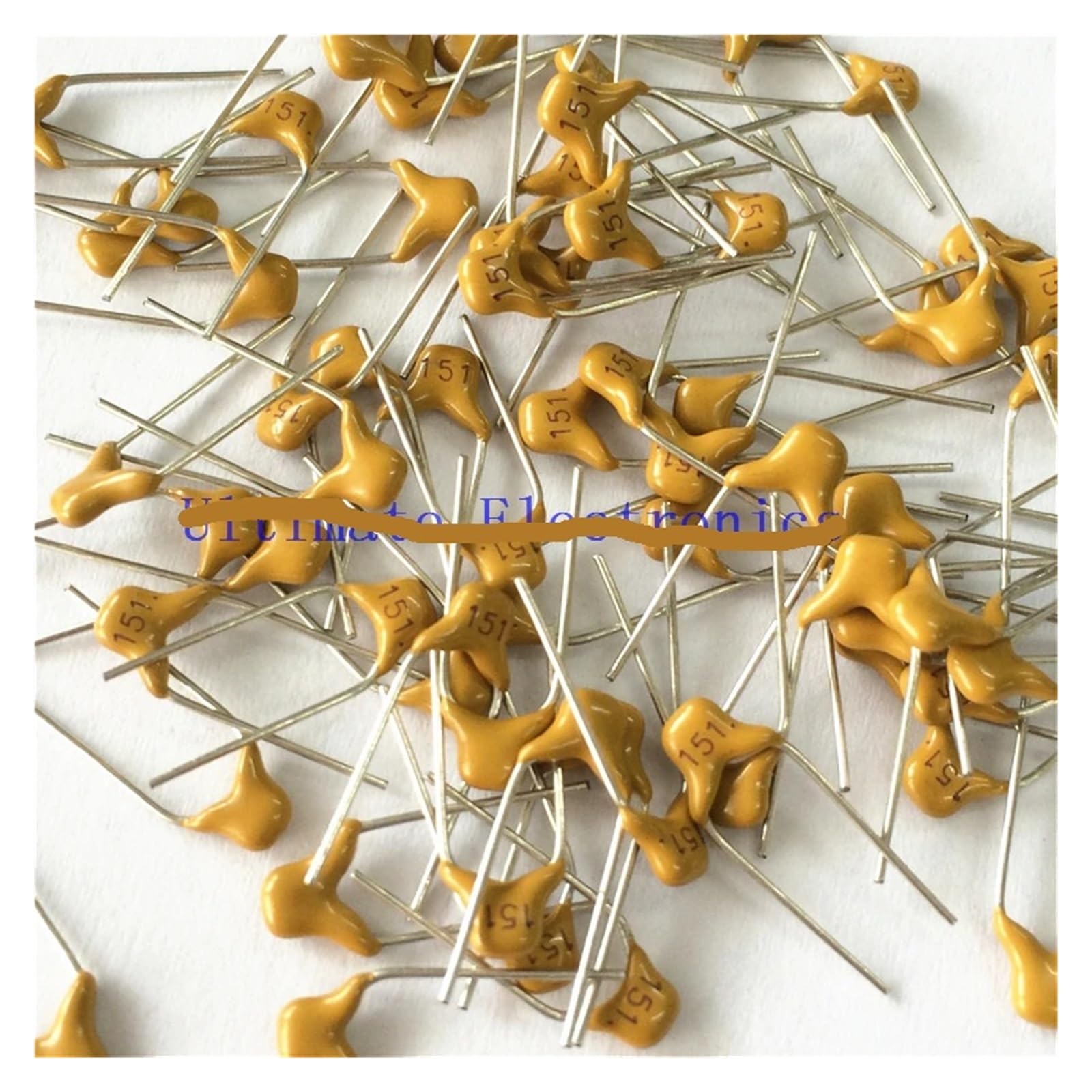 ICXLPMC 100pcs/lot Multilayer ceramic capacitor 151 50V 150pF 151J P=5.08mm